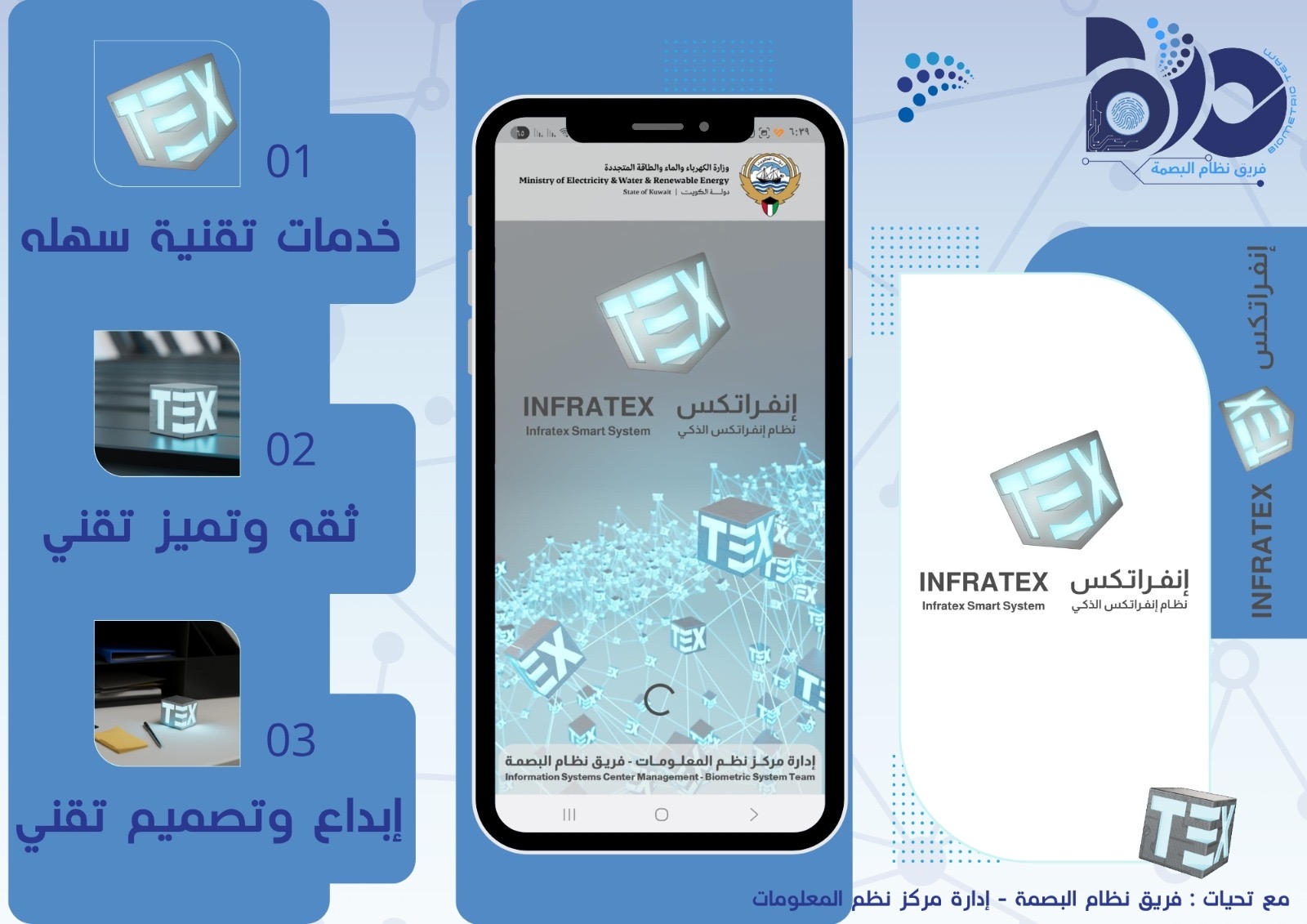 تطبيق نظام إنفراتكس الذكي ... 